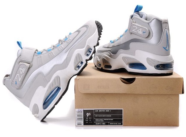 Nike Ken Griffen Max Chaussures Hommes Gris Bleu 2014 (2)